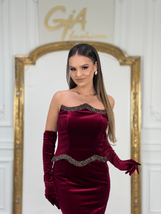 Rochie Zellivia Catifea [2]