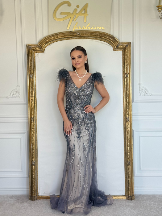 Rochie Zena Grey [5]
