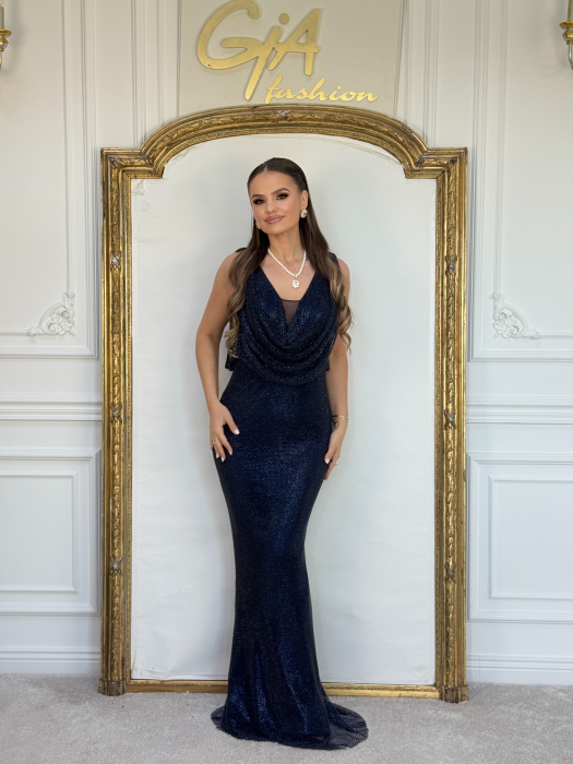 Rochie Zenay Blue [5]