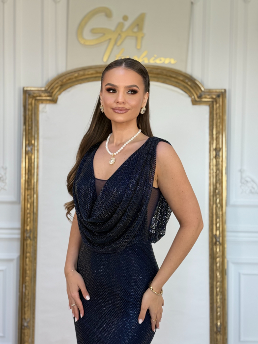 Rochie Zenay Blue [4]