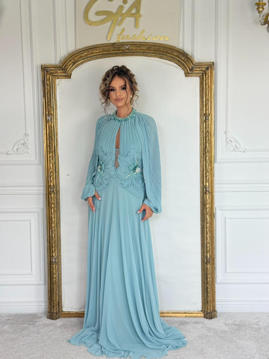 Rochie Zerena Blue [5]