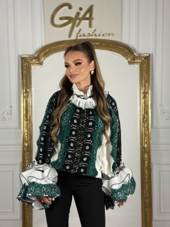 Bluze - Camasa cu Motive Traditionale Hellia