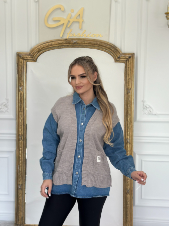 Bluze - Camasa Duo Brown