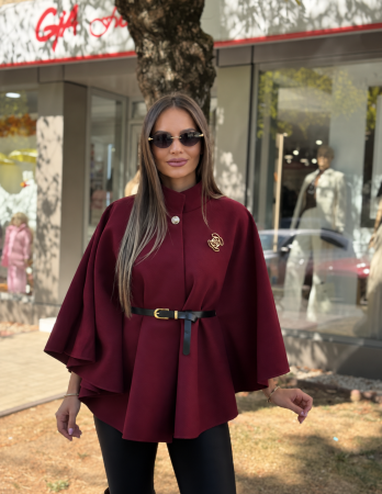 Geci - Capa Merina  Bordo