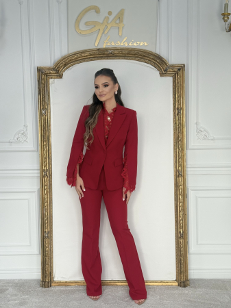 Compleuri elegante - Compleu Afellia Red