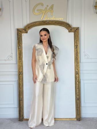 Compleuri elegante - Compleu Carennia Beige