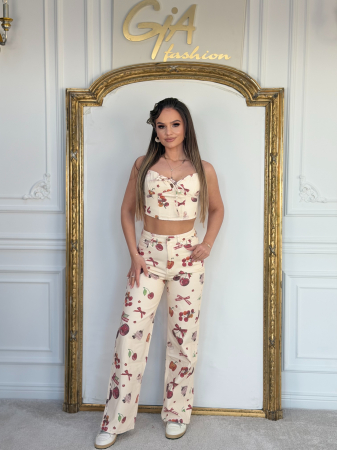 Compleuri sport - Compleu Cherry White