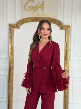 Compleuri elegante - Compleu Enessa Bordo
