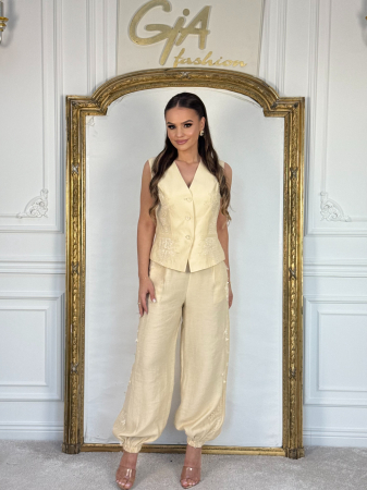 Compleuri elegante - Compleu Riazzia Beige