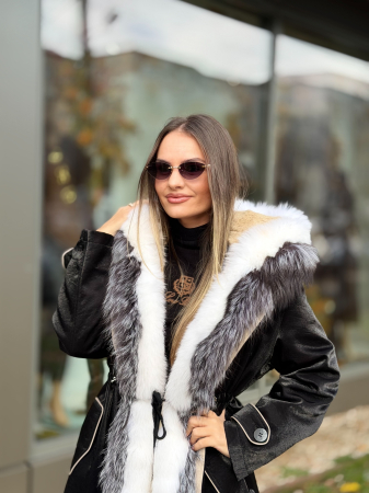 Geaca cu Blana Naturala Azelliza [1]