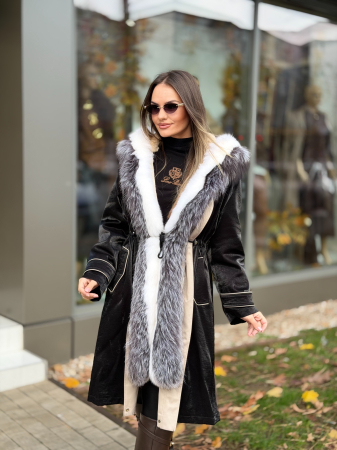 Geaca cu Blana Naturala Azelliza [5]