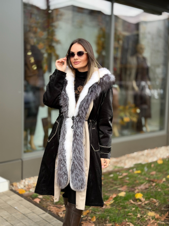 Geaca cu Blana Naturala Azelliza [6]