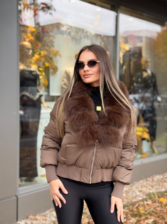 Geaca cu Blana Naturala Edellia [1]