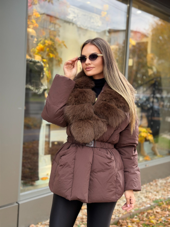 Geaca cu Blana Naturala Ekallia [1]