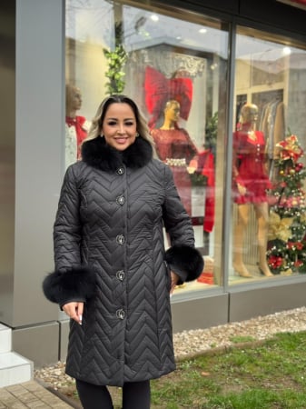 Geci - Geaca cu Blana Naturala Emira