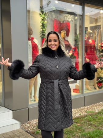 Geaca cu Blana Naturala Emira [3]