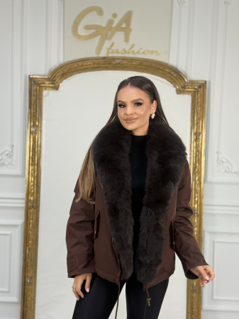 Geaca cu Blana Naturala Hellia [4]