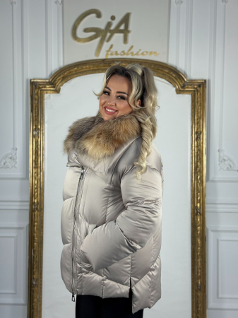 Geaca cu Blana Naturala Kamella [2]