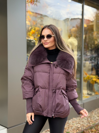 Geaca cu Blana Naturala Kavellia [2]