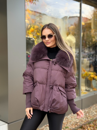 Geaca cu Blana Naturala Kavellia [3]