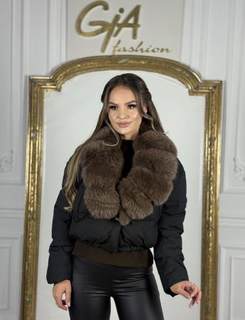 Geaca cu Blana Naturala Massia [5]