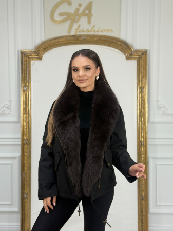 Geaca cu Blana Naturala Sevilla [2]