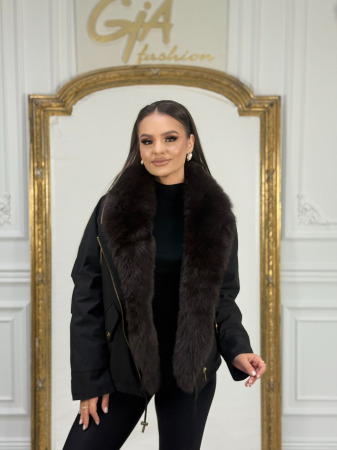 Geaca cu Blana Naturala Sevilla [1]