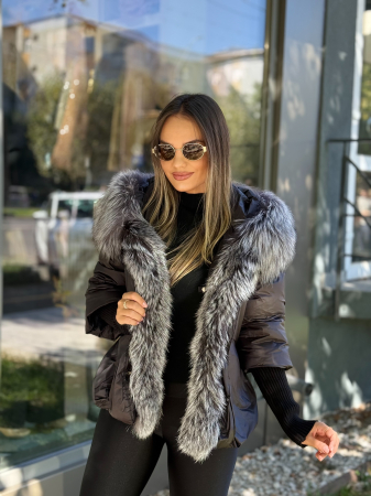 Geaca cu Blana Naturala Zellea [5]