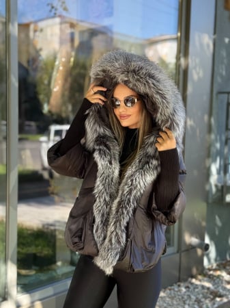 Geci - Geaca cu Blana Naturala Zellea