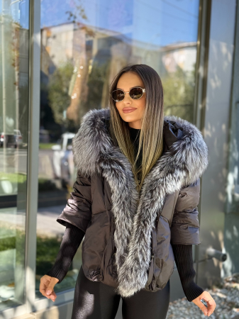 Geaca cu Blana Naturala Zellea [3]