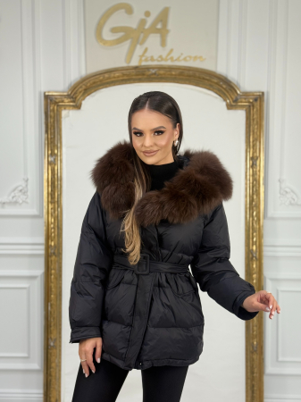 Geaca cu Blana Naturala Zellea [2]