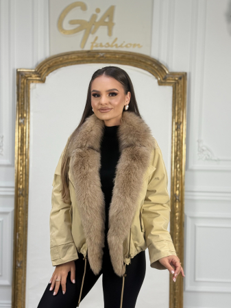 Geaca cu Blana Naturala Zemassia [2]