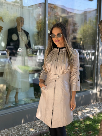 Geaca din Piele Naturala Lessy [9]
