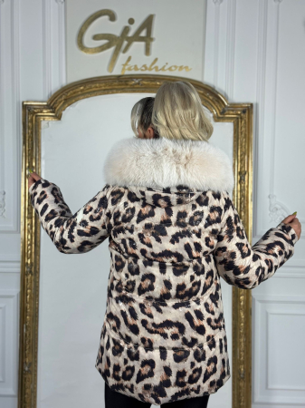 Geaca Flo&Clo cu Blana Naturala Karemi [3]