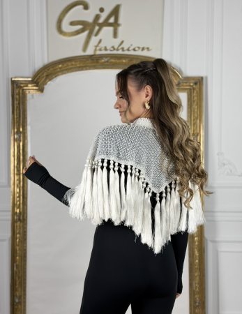 Guler cu Margele Avessia White [3]