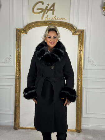 Palton cu Blana Ecologica Sennia [11]