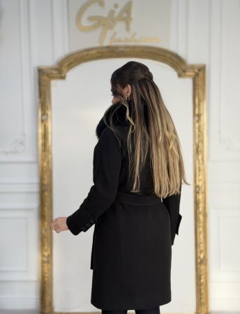 Palton cu Blana Naturala Cazellia [5]