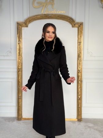 Palton cu Blana Naturala Cellea [5]