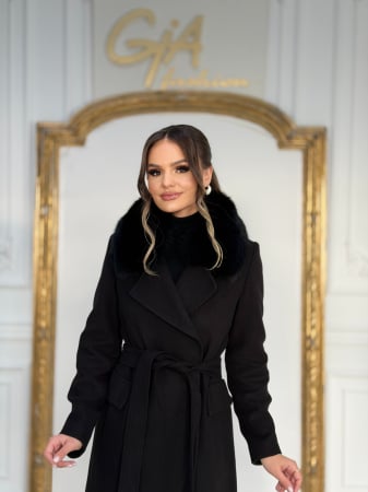 Palton cu Blana Naturala Cellea [1]