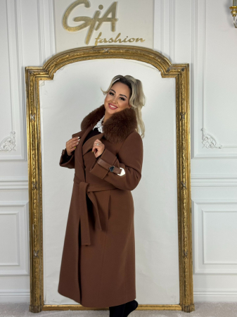 Palton cu Blana Naturala Damella [14]