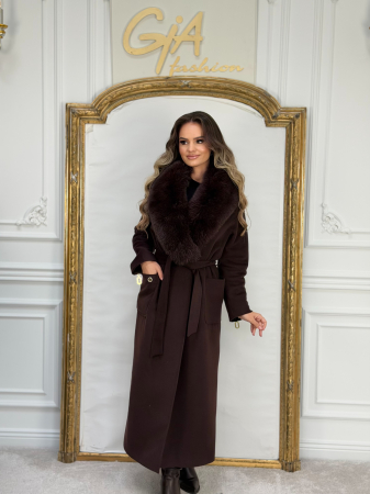 Palton cu Blana Naturala Gessela [2]
