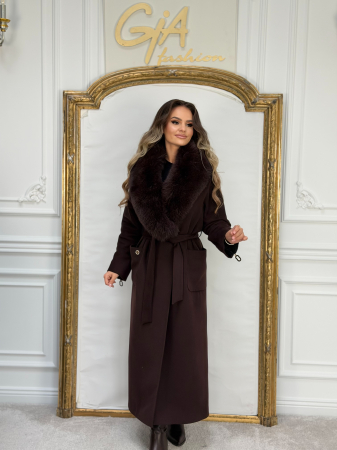 Palton cu Blana Naturala Gessela [5]