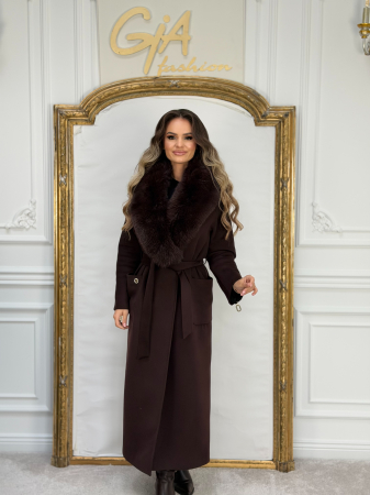 Palton cu Blana Naturala Gessela [6]