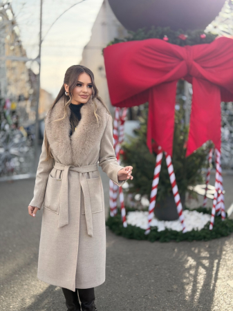 Palton cu Blana Naturala Rellea [1]