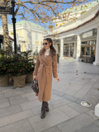 Palton cu Blana Naturala Sellea [5]