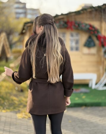 Palton cu Blana Naturala Zannia [5]