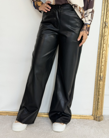 Pantaloni Piele Ecologica Elessa [4]