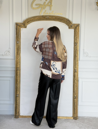 Pantaloni Piele Ecologica Elessa [3]