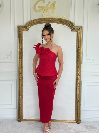 Rochii - Rochie Aceria Red