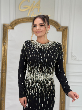 Rochie Acerissa BLACK WHITE [6]